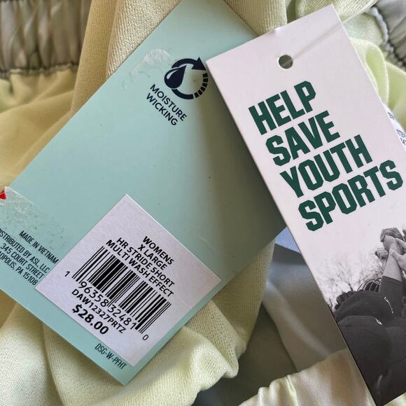 NEW DSG Women's High Rise Stride Short XL Tie Dye 3" Inseam Built in Brief - Picture 5 of 7